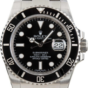 Rolex Submariner Ref. 116610 Black Chromalight Dial