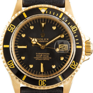 Vintage Rolex Submariner Ref. 1680 Yellow Gold