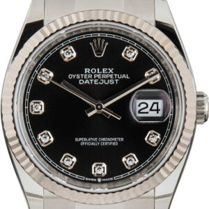 Rolex Datejust 36 Ref. 126234 Black Diamond Dial