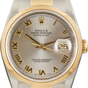 Rolex Datejust 16203 Slate Roman Dial