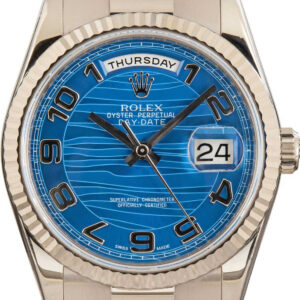 Rolex Day-Date 36 Ref. 118239 Blue Wave Dial