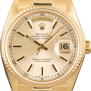 Rolex Day-Date Ref. 18038 18K Yellow Gold Champagne Dial