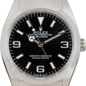 Rolex Explorer 36 Ref. 124270 Stainless Steel 36mm Black Dial