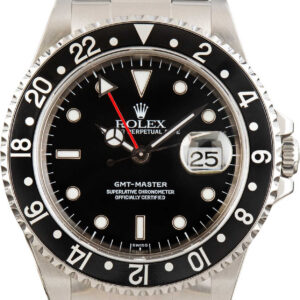 Rolex GMT-Master Ref. 16700 Black Dial Stainless Steel 40 mm