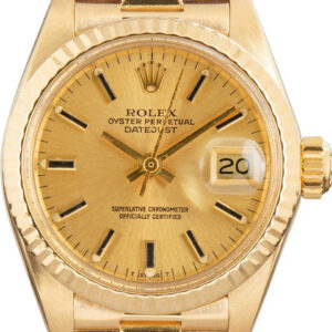 Rolex Lady Date 6917 Champagne Dial