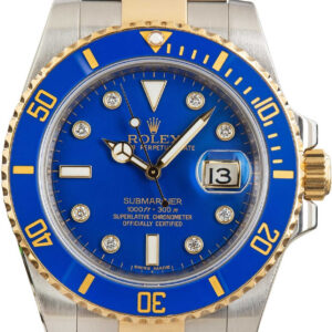 Rolex Submariner Ref. 116613 Blue Diamond Dial