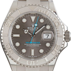 Rolex Yacht-Master 40 Ref. 126622 Slate Dial Platinum Bezel