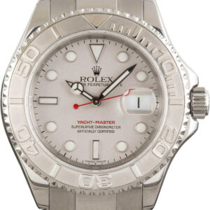 Rolex Yacht-Master 40 Ref. 16622 Platinum Bezel & Silver Dial